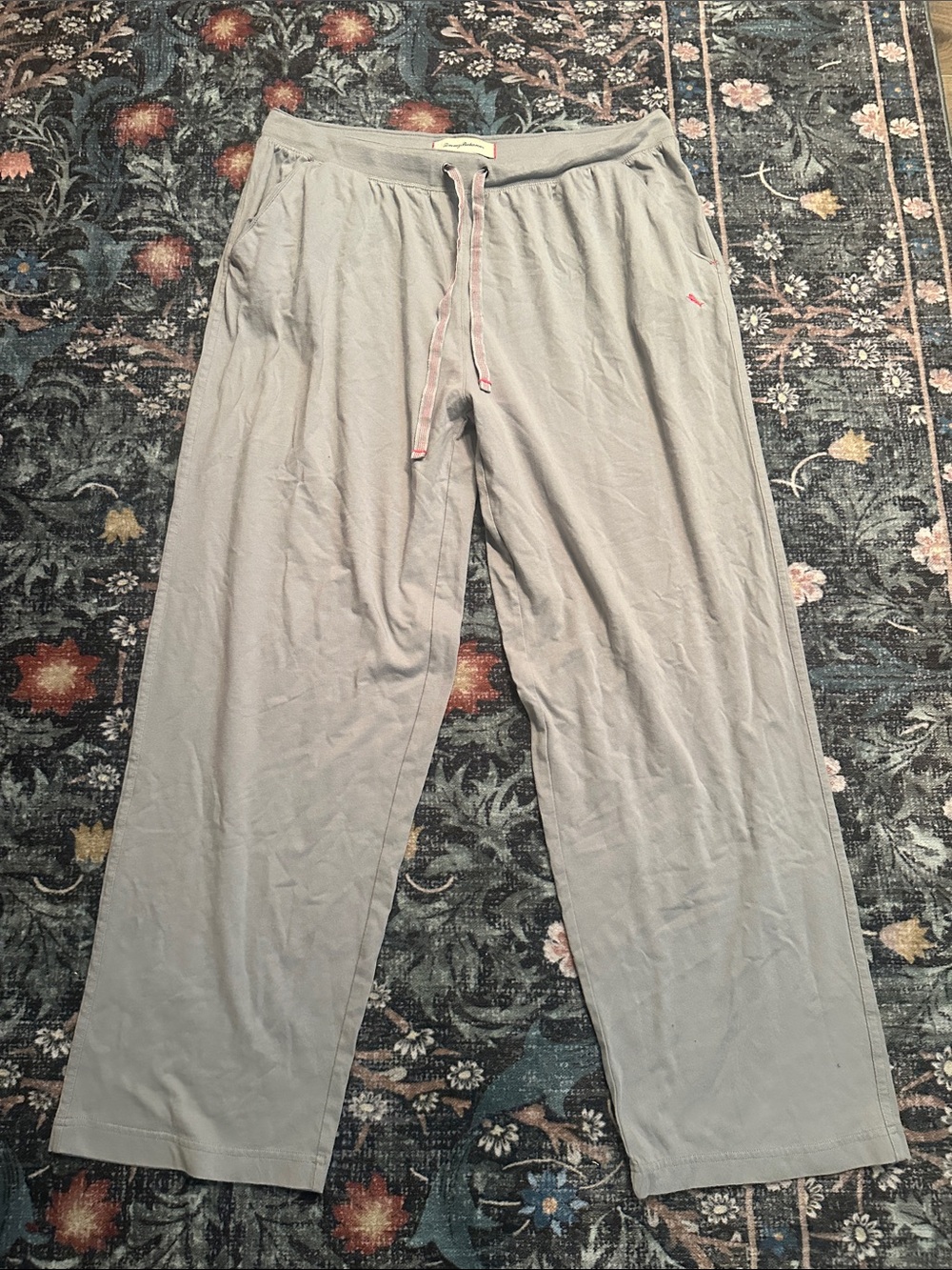 Tommy Bahama Light Gray Men's Drawstring Lounge Pants
